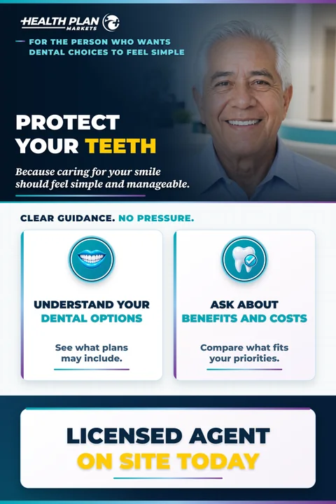 Protect Your Teeth dental health A-frame sign.